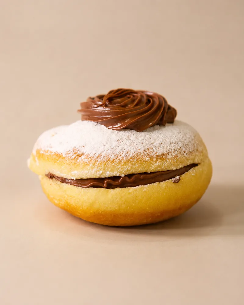 Bola de Berlim Nutella da Padaria Morgado